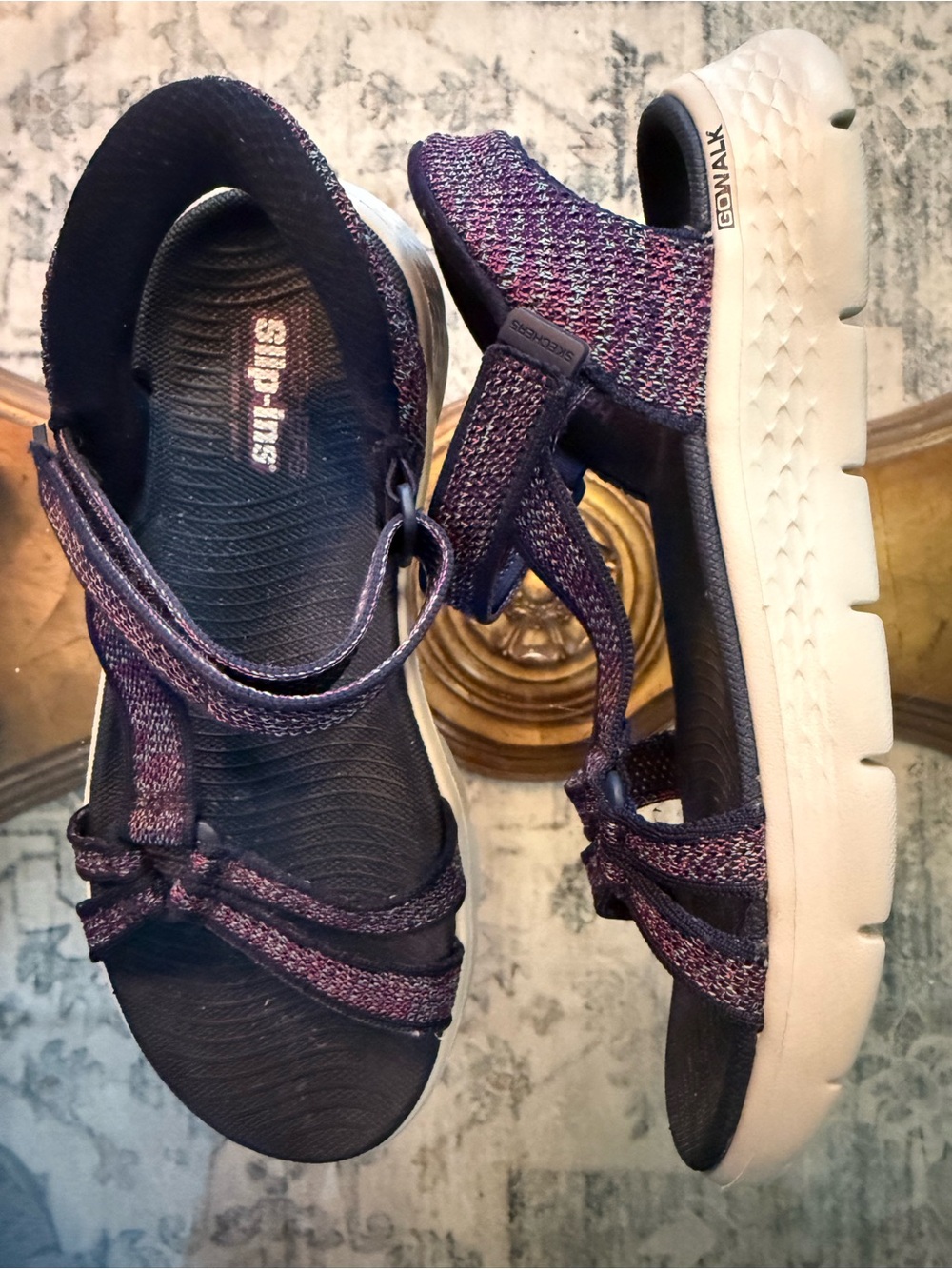 Skechers Hands Free Slip-ins: Go Walk Flex Sandal Blake Space-Dye